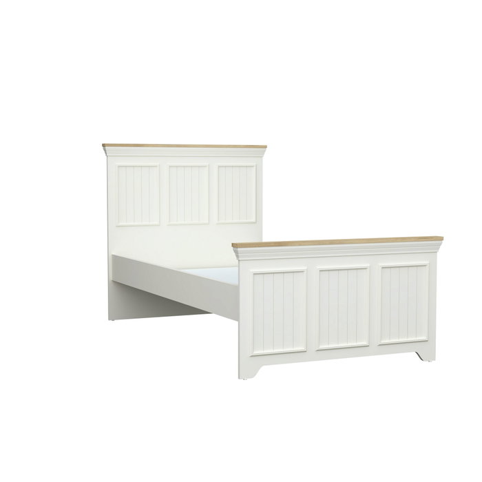 Hanah Home Cama Individual Monte Crema y Roble Hanah Home Cama Individual Monte Crema y Roble